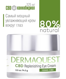 CBD Восстанавливающий крем для кожи вокруг глаз, 15мл / DermaQuest / набор с семплами - фото 6453